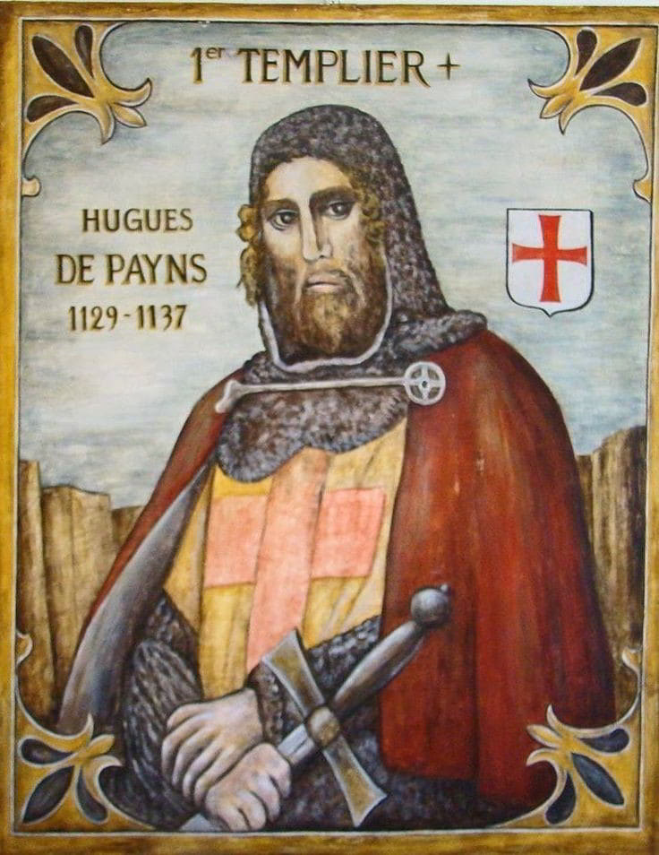 Hugo de Payns El 1º Gran Maestre Templario